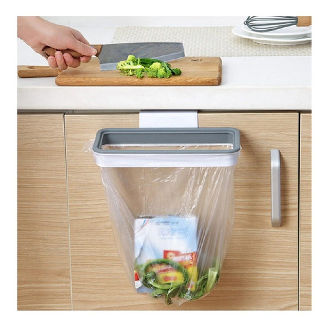 Basurero Portátil Papelera Ergonomica Cocina/waoscl 3