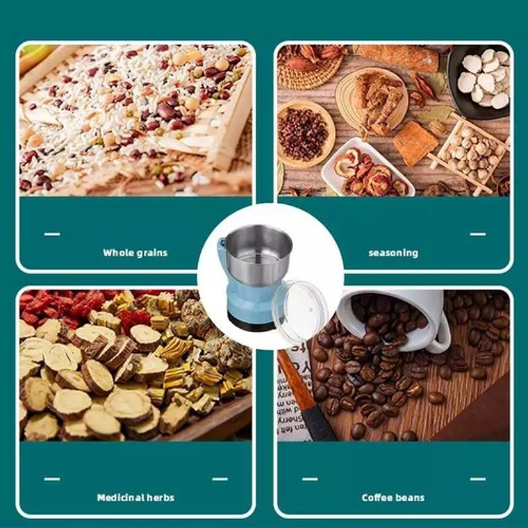 Moledor Molinillo Electrico De Café Granos Y Semillas 6