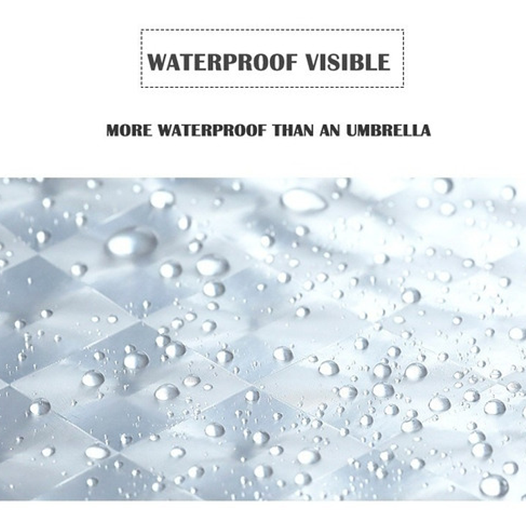 Cortina De Baño Impermeable Burdeo Sanitary Ware's Window Con 12 Ganchos Liso 4
