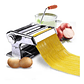 Máquina Para Hacer Tallarines Espagueti Acero Inoxidable Pasta Plateada Plateado - Miniatura 1