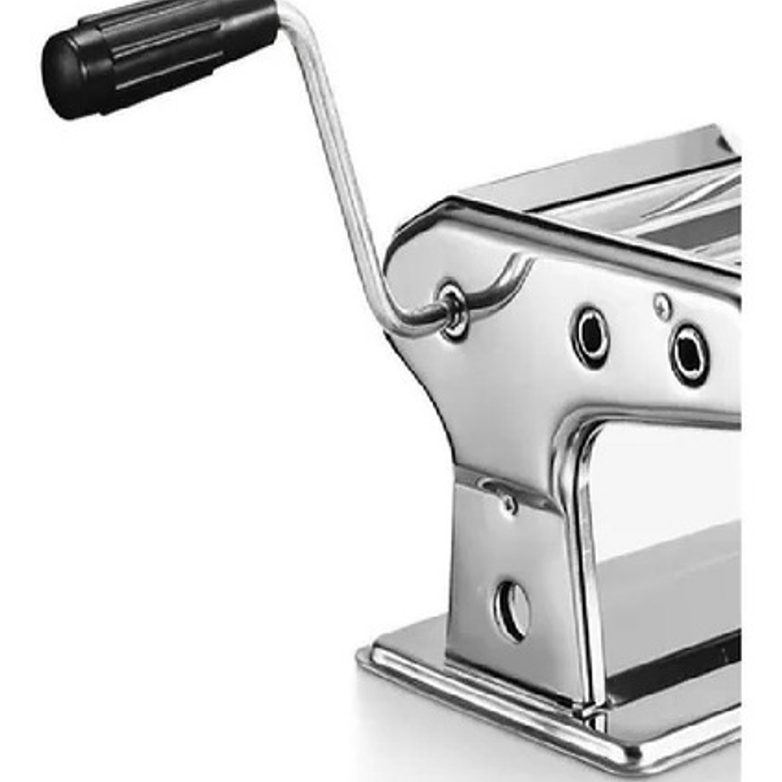 Máquina Para Hacer Tallarines Espagueti Acero Inoxidable Pasta Plateada Plateado 3