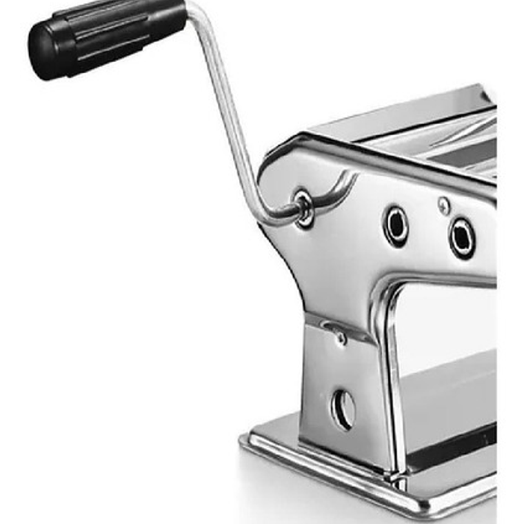 Máquina Para Hacer Tallarines Espagueti Acero Inoxidable Pasta Plateada Plateado 3