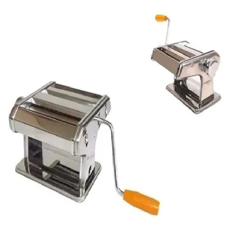 Máquina Para Hacer Tallarines Espagueti Acero Inoxidable Pasta Plateada Plateado 4