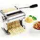 Máquina Para Hacer Tallarines Espagueti Acero Inoxidable Pasta Plateada Plateado - Miniatura 6