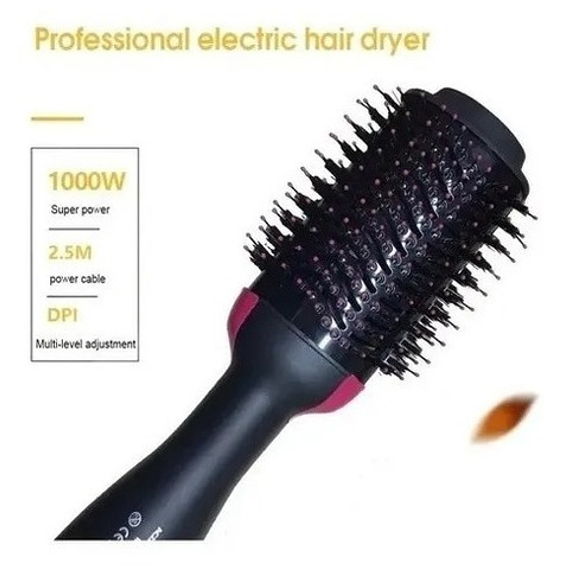 Cepillo Cabello Electrico Cepillo Secador Peine 2 En 1 4