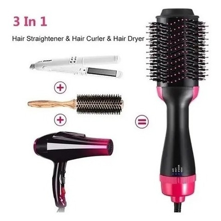 Cepillo Cabello Electrico Cepillo Secador Peine 2 En 1 7