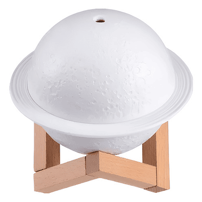 Humidificador Aire Difusor Lámpara Saturno 3 Colores