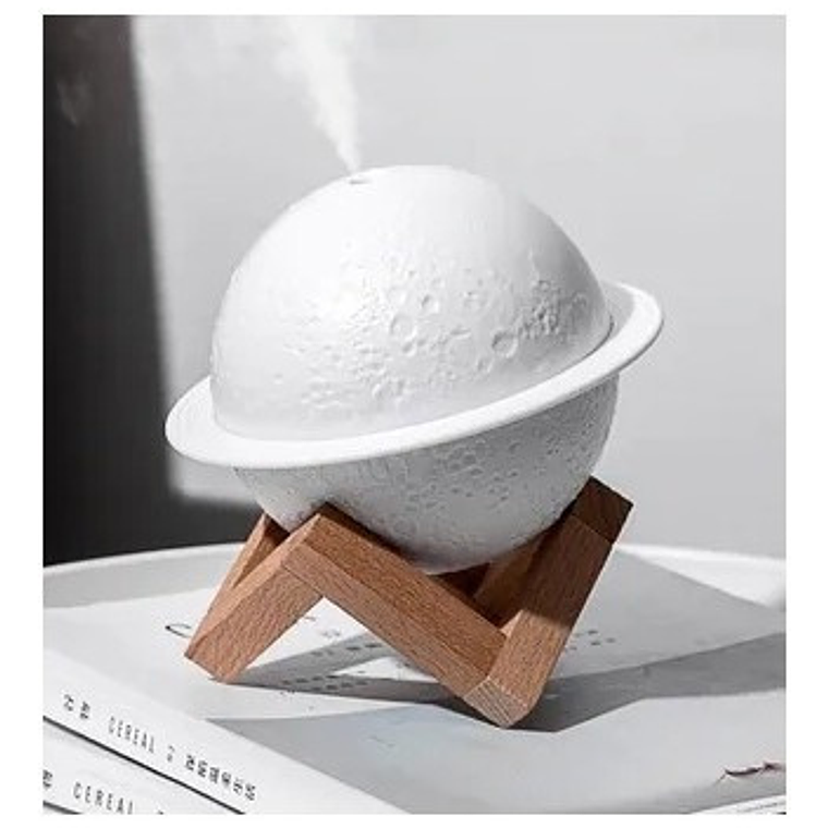 Humidificador Aire Difusor Lámpara Saturno 3 Colores 3