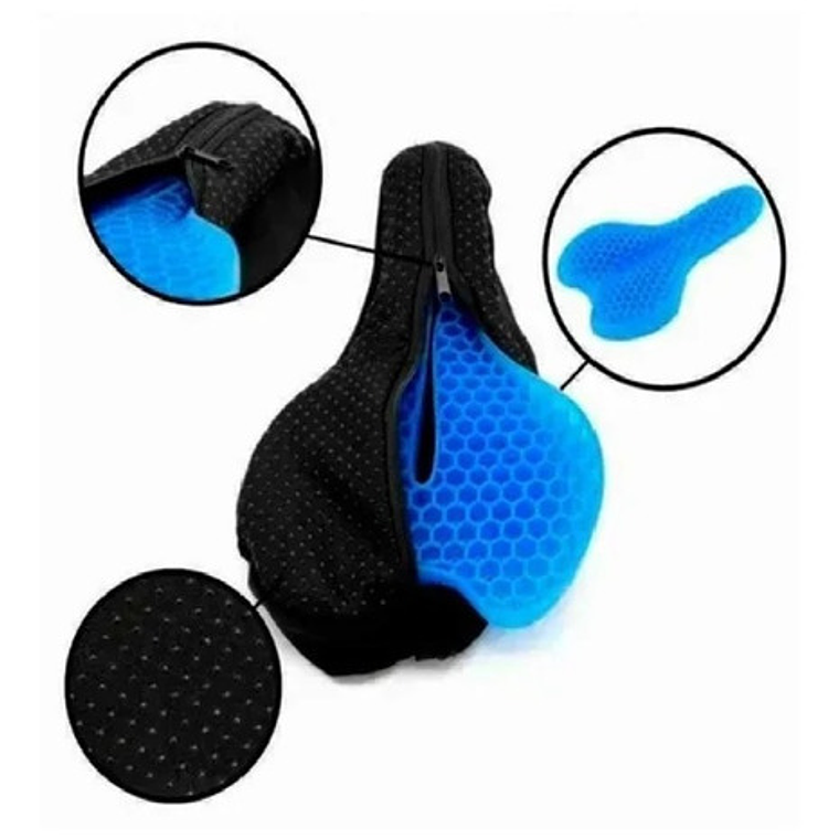 Cobertor Cubre Asiento Acolchado De Gel Bicicleta 5