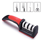 Afilador De Cuchillos Tijeras De 3 Filos De Acero Inoxidable - Miniatura 3