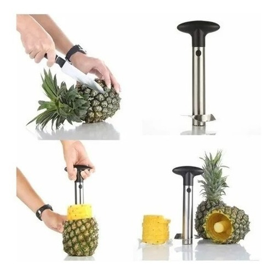 Cortador Pelador De Piña Flagship  Extrae Rebana /waos 4