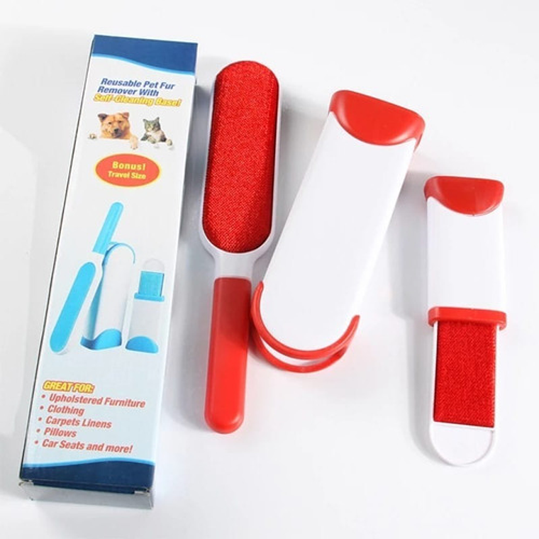 Cepillo Quita Pelos De Mascota Saca Pelusas Sillon Ropa 2