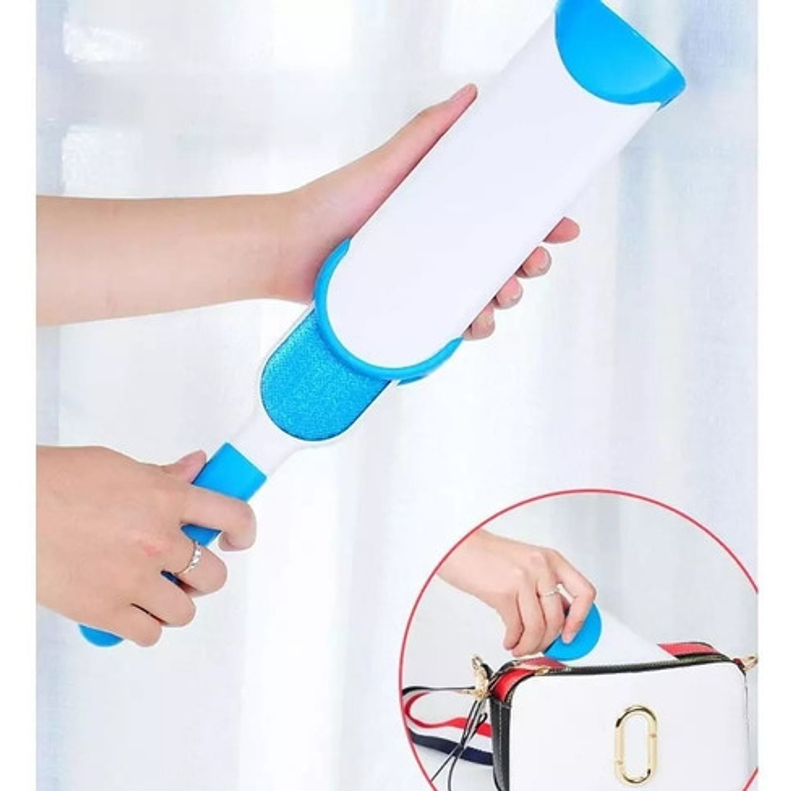 Cepillo Quita Pelos De Mascota Saca Pelusas Sillon Ropa 4