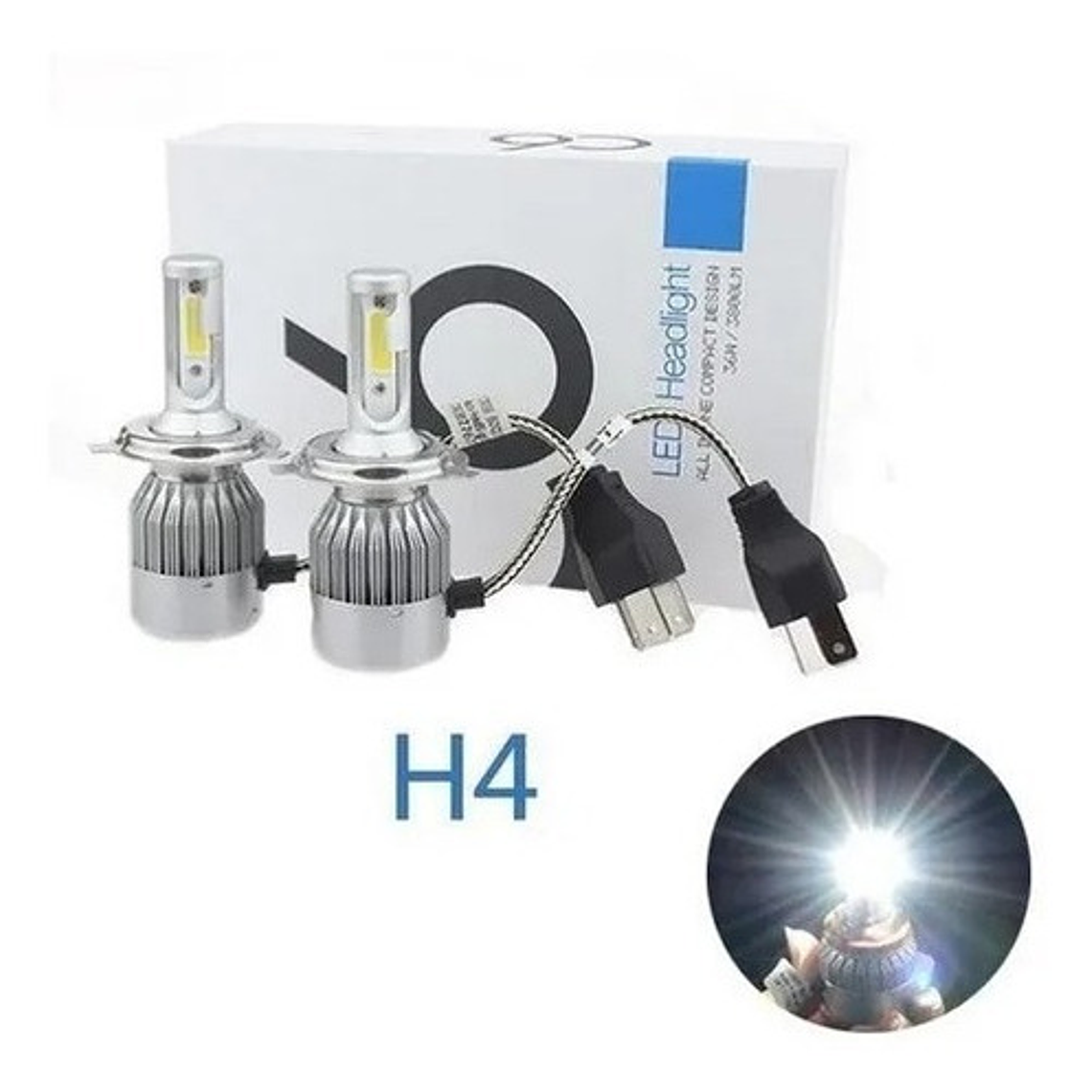 Kit Luces Turbo Led  Ampolletas Auto Bombillos 3