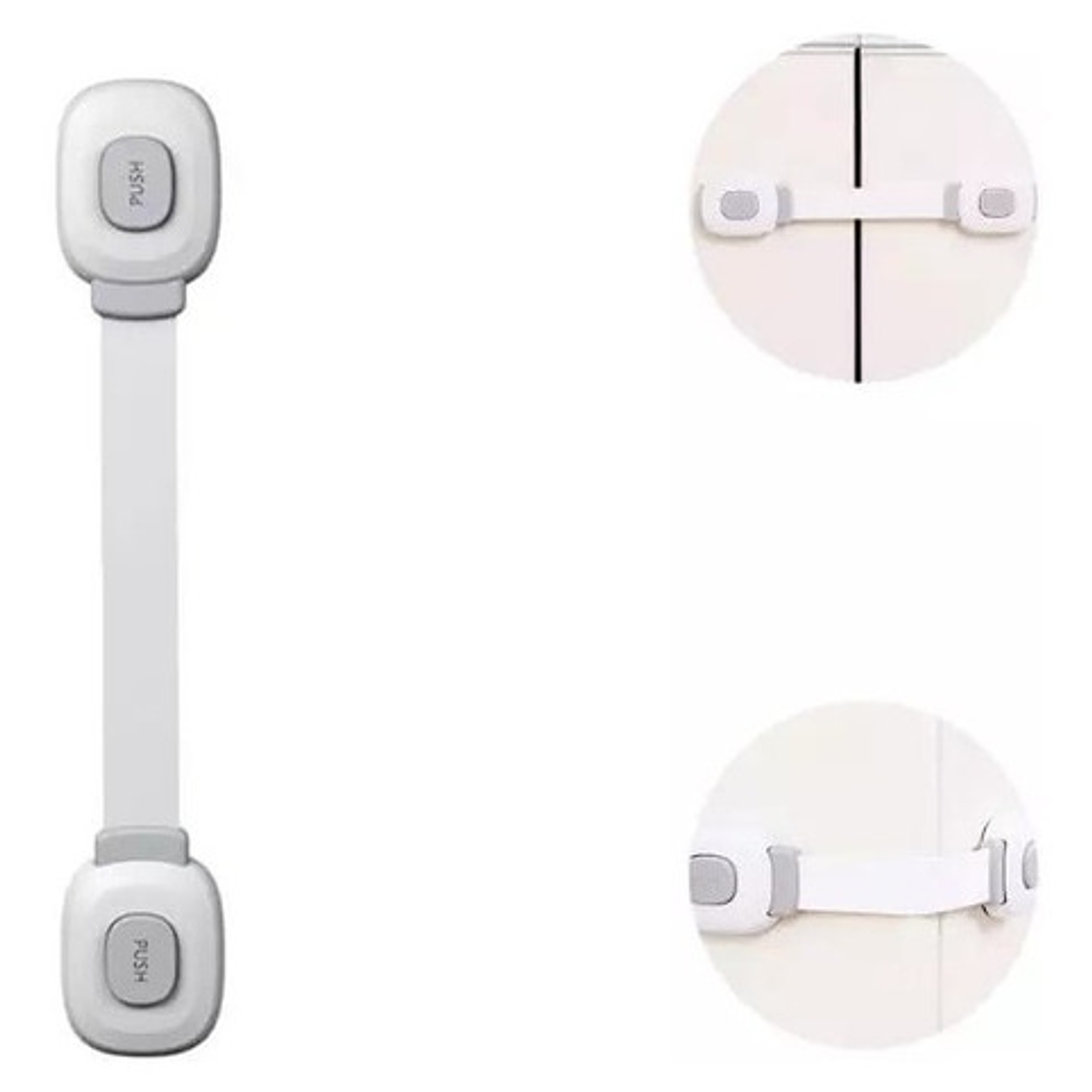 Seguro Traba Puertas Armario Ventana 21cm Bebes Seguridad 1