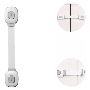 Seguro Traba Puertas Armario Ventana 21cm Bebes Seguridad