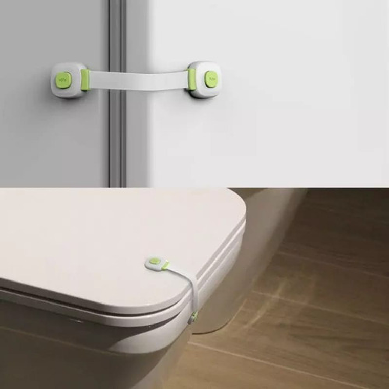 Seguro Traba Puertas Armario Ventana 21cm Bebes Seguridad 3