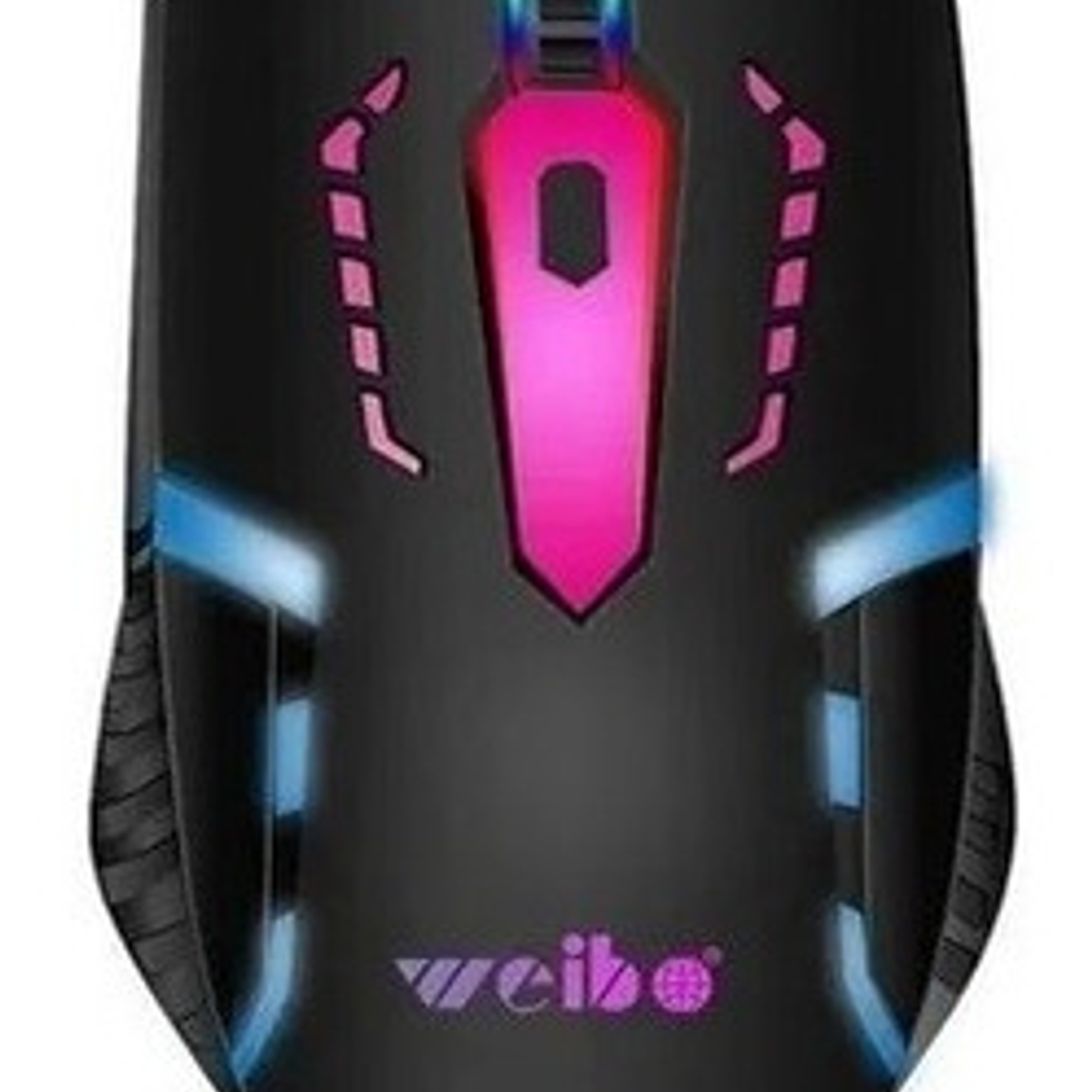 Mouse Gamer Weibo M-39 3200 Dpi 6 Botones Con Luces Usb Para Juegos 3