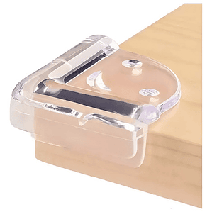 Pack 4 Protectores Esquineros Silicona Mesa Mueble Seguridad