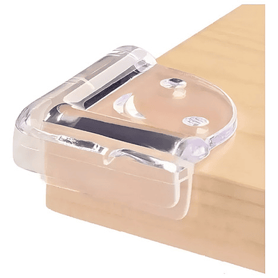 Pack 4 Protectores Esquineros Silicona Mesa Mueble Seguridad