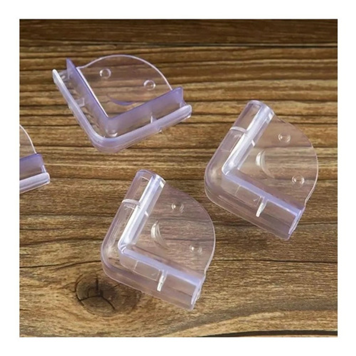 Pack 4 Protectores Esquineros Silicona Mesa Mueble Seguridad 7