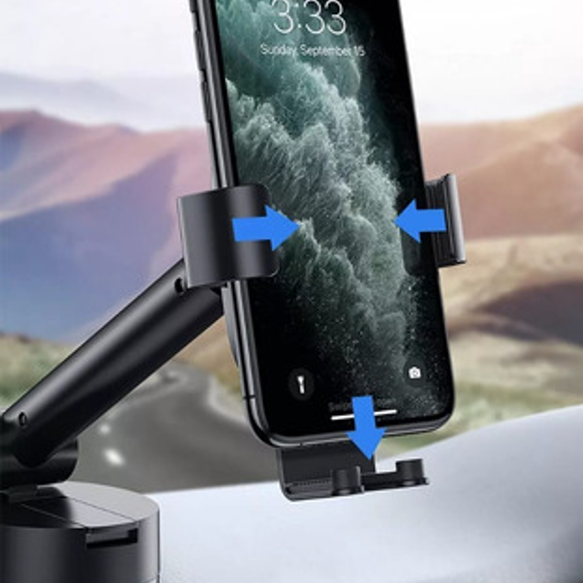 Soporte Celular Auto Ventosa Tablero Parabrisas 8