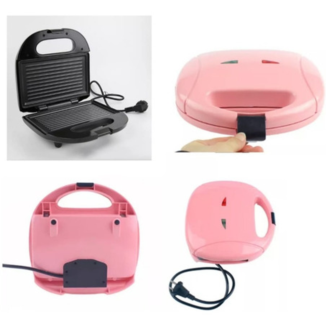 Sandwichera Tostadora Grill Para Panes Carnes  3