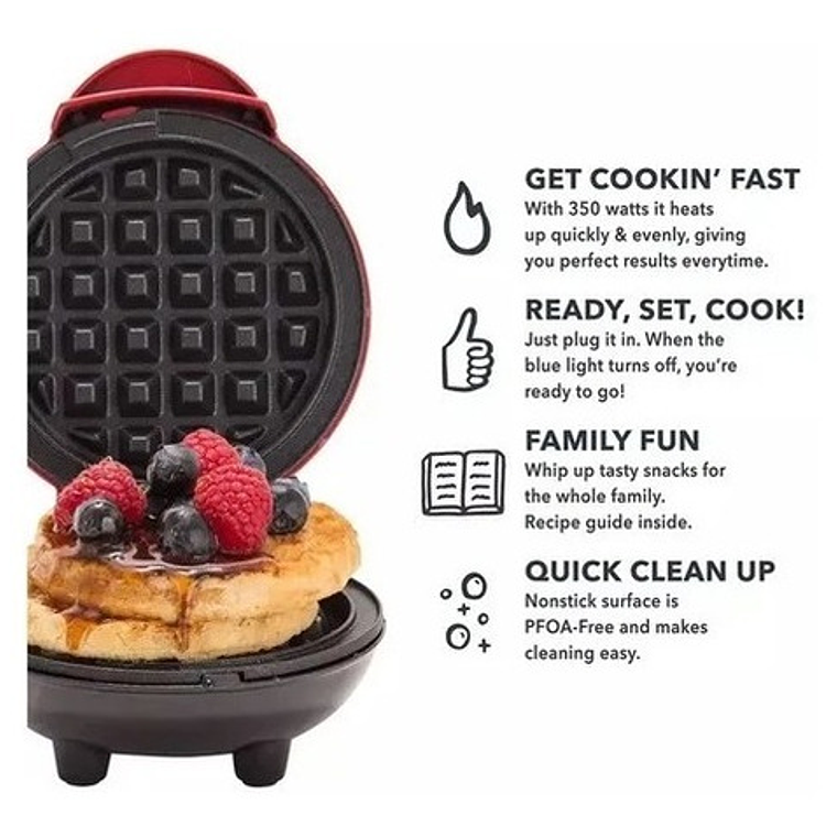Wafflera Máquina De Waffles Eléctrico + Adaptador/waoscl 7
