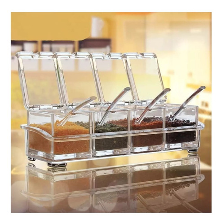 Especieros Frascos Condimentos Cocina/ Smart Business Color Transparente 7