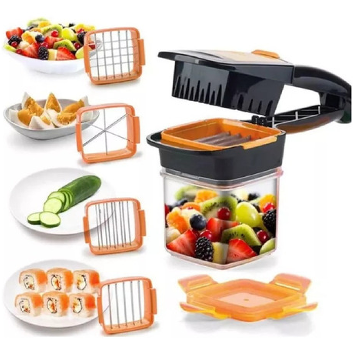 Cortador Verduras Multiuso Orange Nice Dicer Quick  1