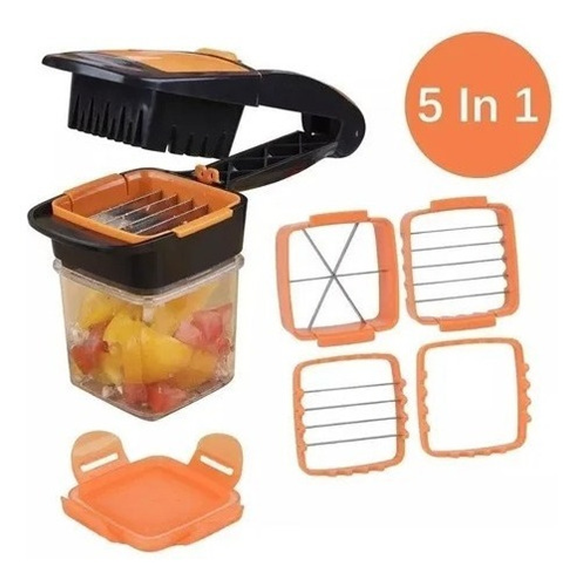 Cortador Verduras Multiuso Orange Nice Dicer Quick  2