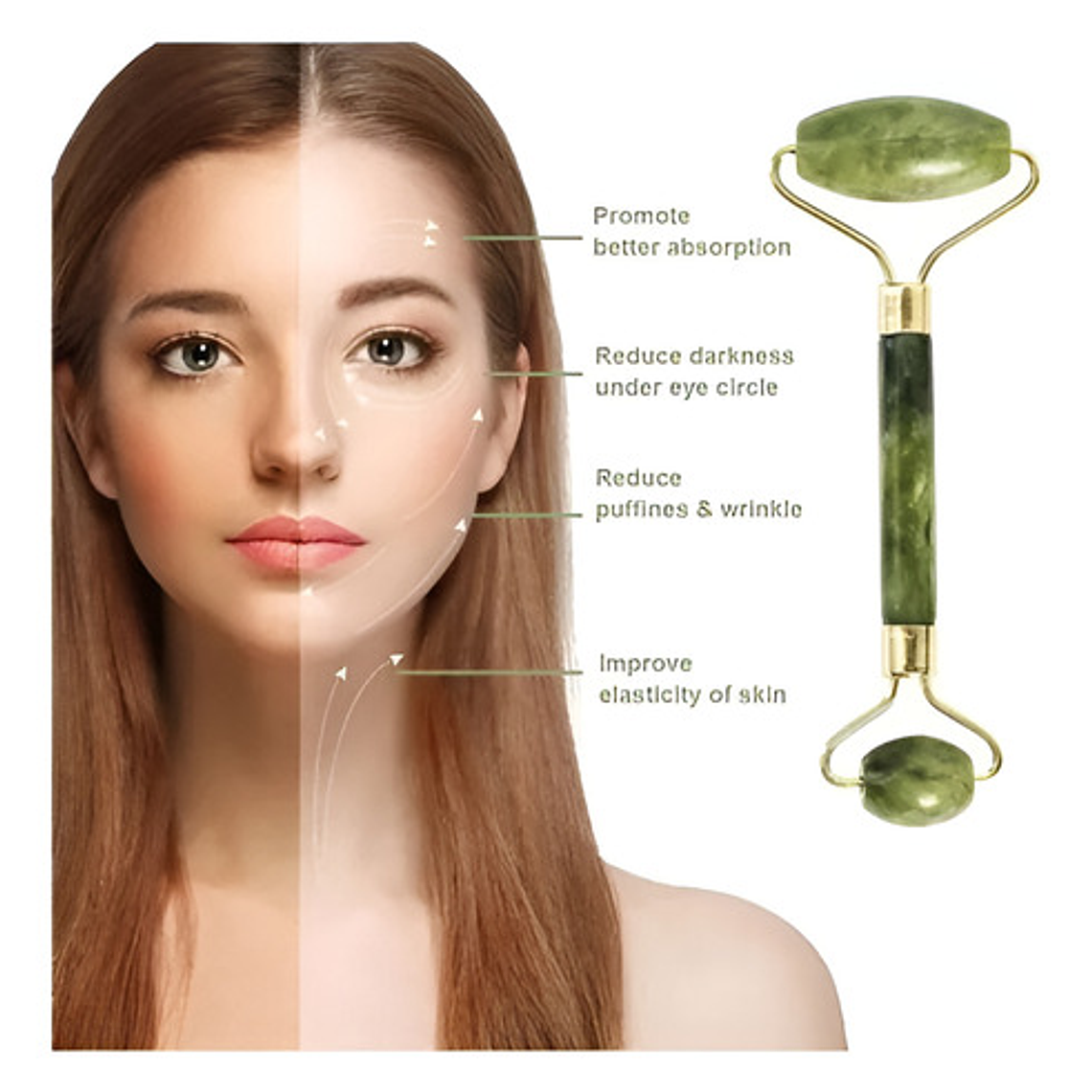 Masajeador Rodillo De Rostro Manual 1