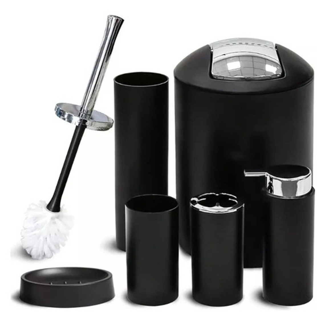 Juego De Baño 6 Accesorios Elegante Colores 10