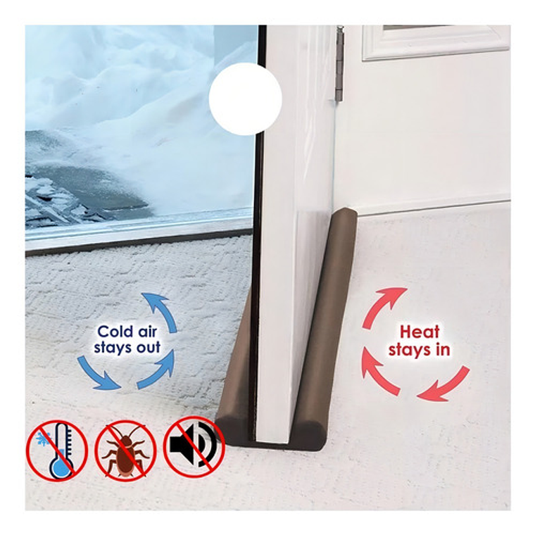 Aislante Frió Y Polvo Para Puertas Y Ventanas 2