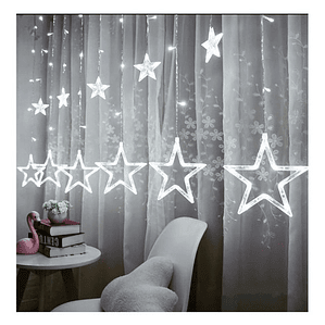 Luces Navidad Guirnalda Cascada Estrella 3m 7005