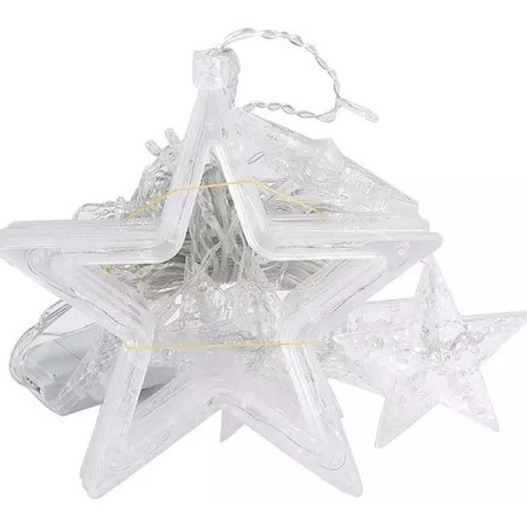 Luces Navidad Guirnalda Cascada Estrella 3m 7005 3