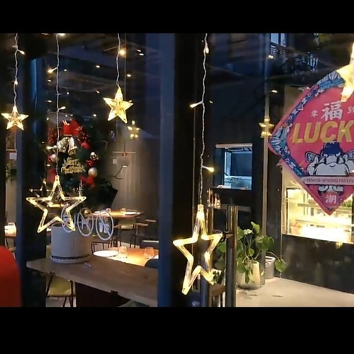 Luces Navidad Guirnalda Cascada Estrella 3m 7005 10