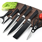 Set De 6 Cuchillos Juego Cuchillos Cocina  - Miniatura 1