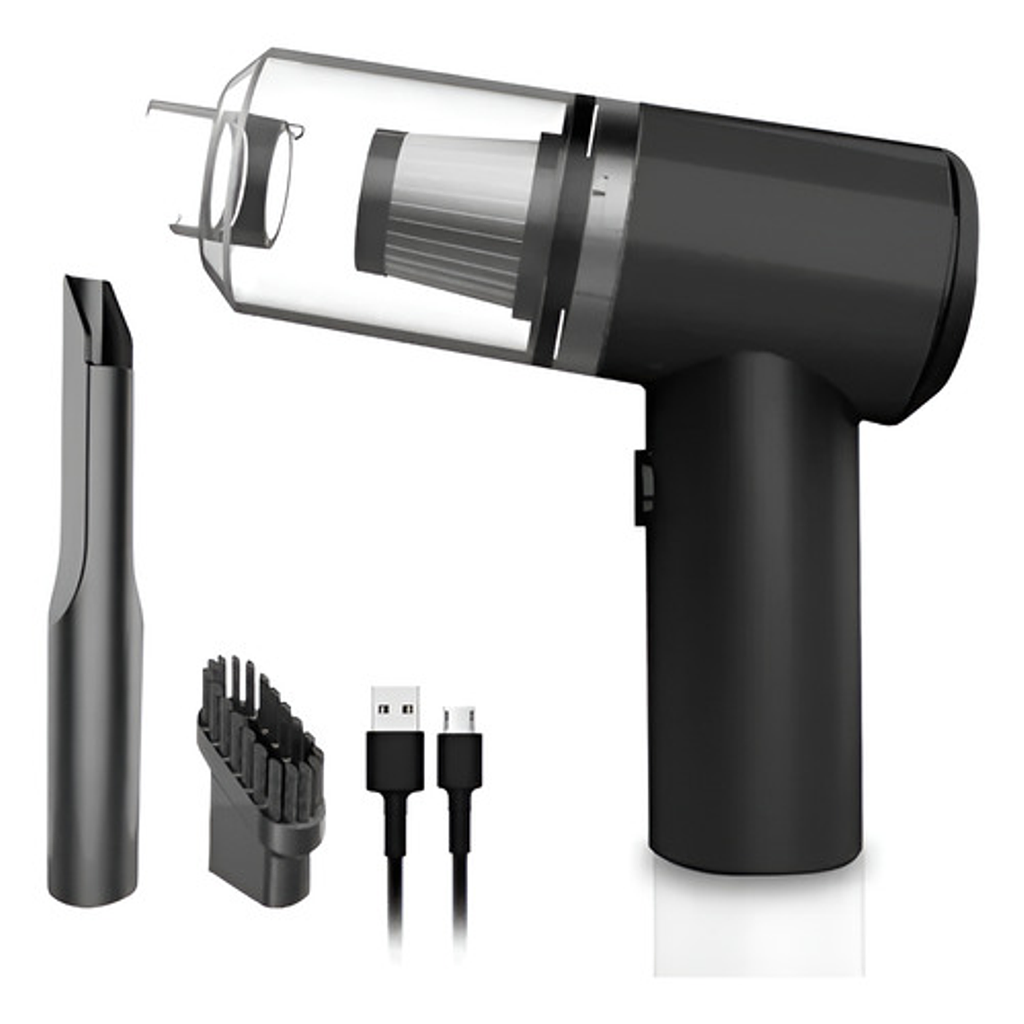 Aspiradora Inalámbrica Portátil Para Auto Recargable 1