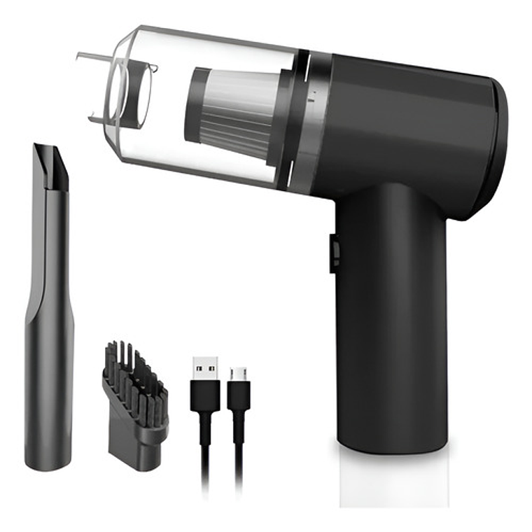 Aspiradora Inalámbrica Portátil Para Auto Recargable 1