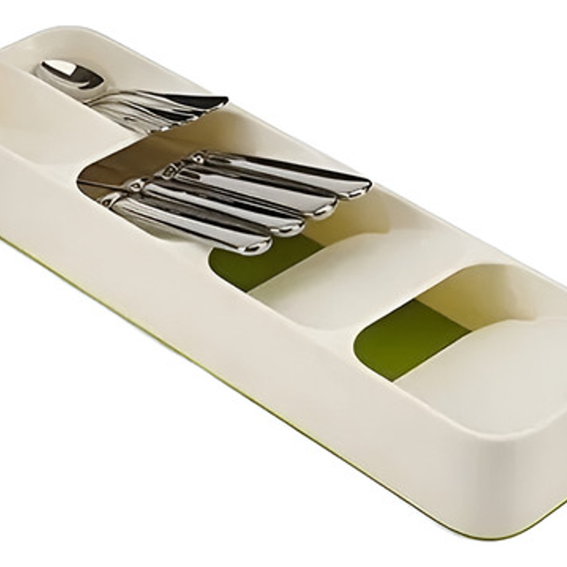 Bandeja Organizadora Para Cubiertos 39x9cm Gris Importadora Waos 2