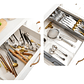 Bandeja Organizadora Para Cubiertos 39x9cm Gris Importadora Waos - Miniatura 6