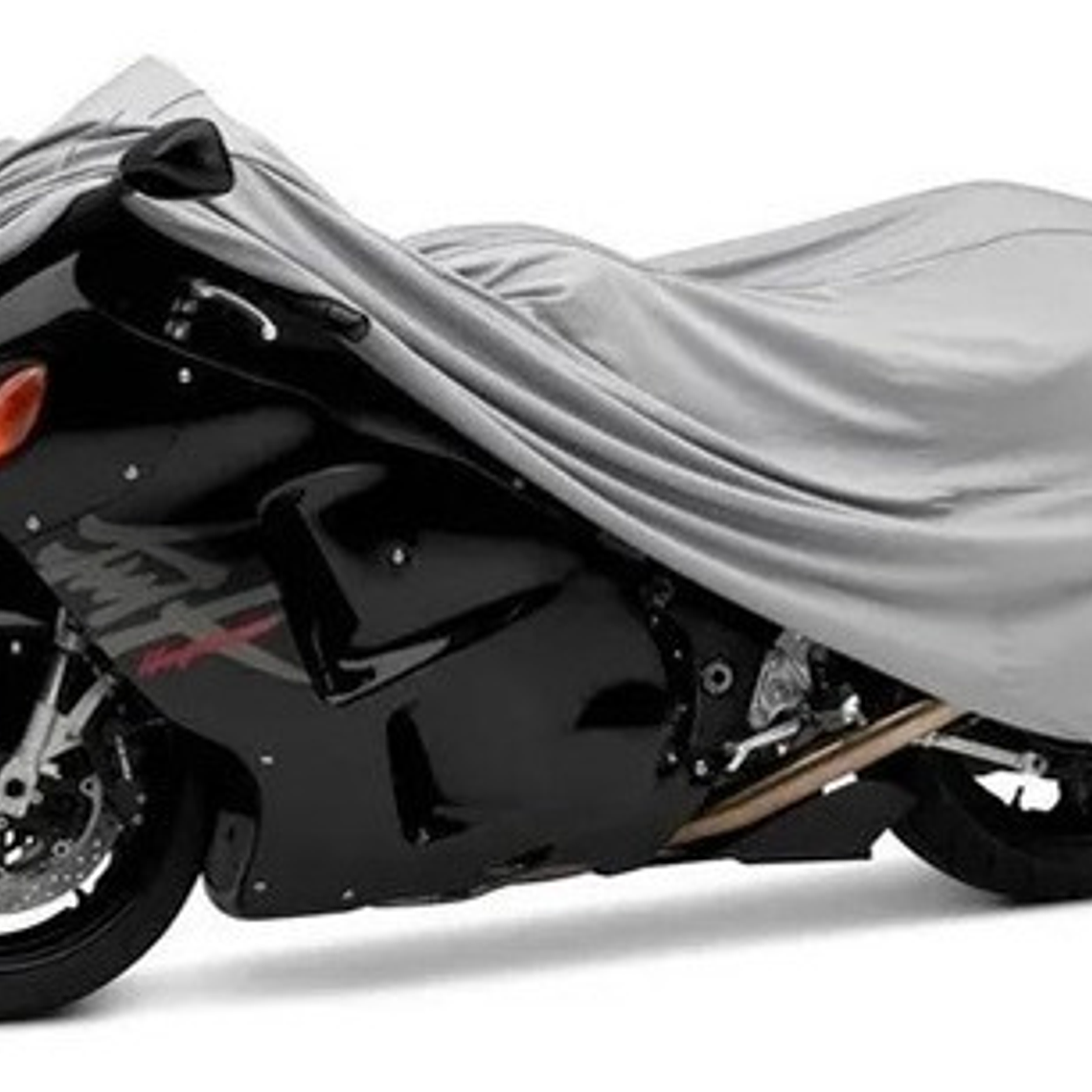 Funda Impermeable Globalhome Cubre Moto 130x230 Cm Gris Con Bolsa 3