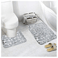 Set De Alfombras Baño Piedras Elegante - Miniatura 6