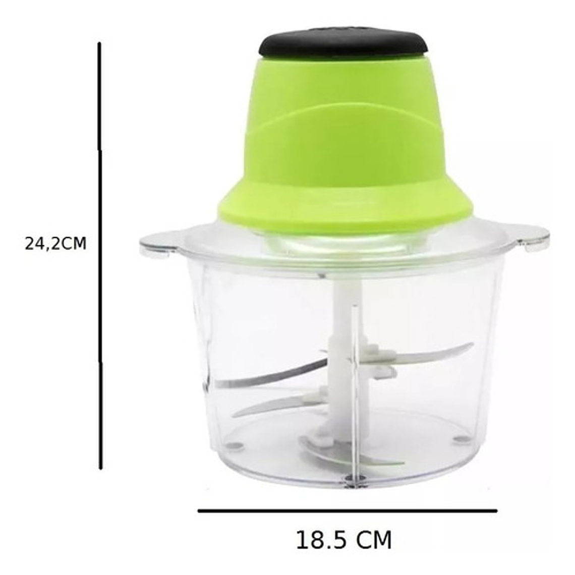 Picador De Verduras Carnes Cortador Fruta Multiuso Electrico 3