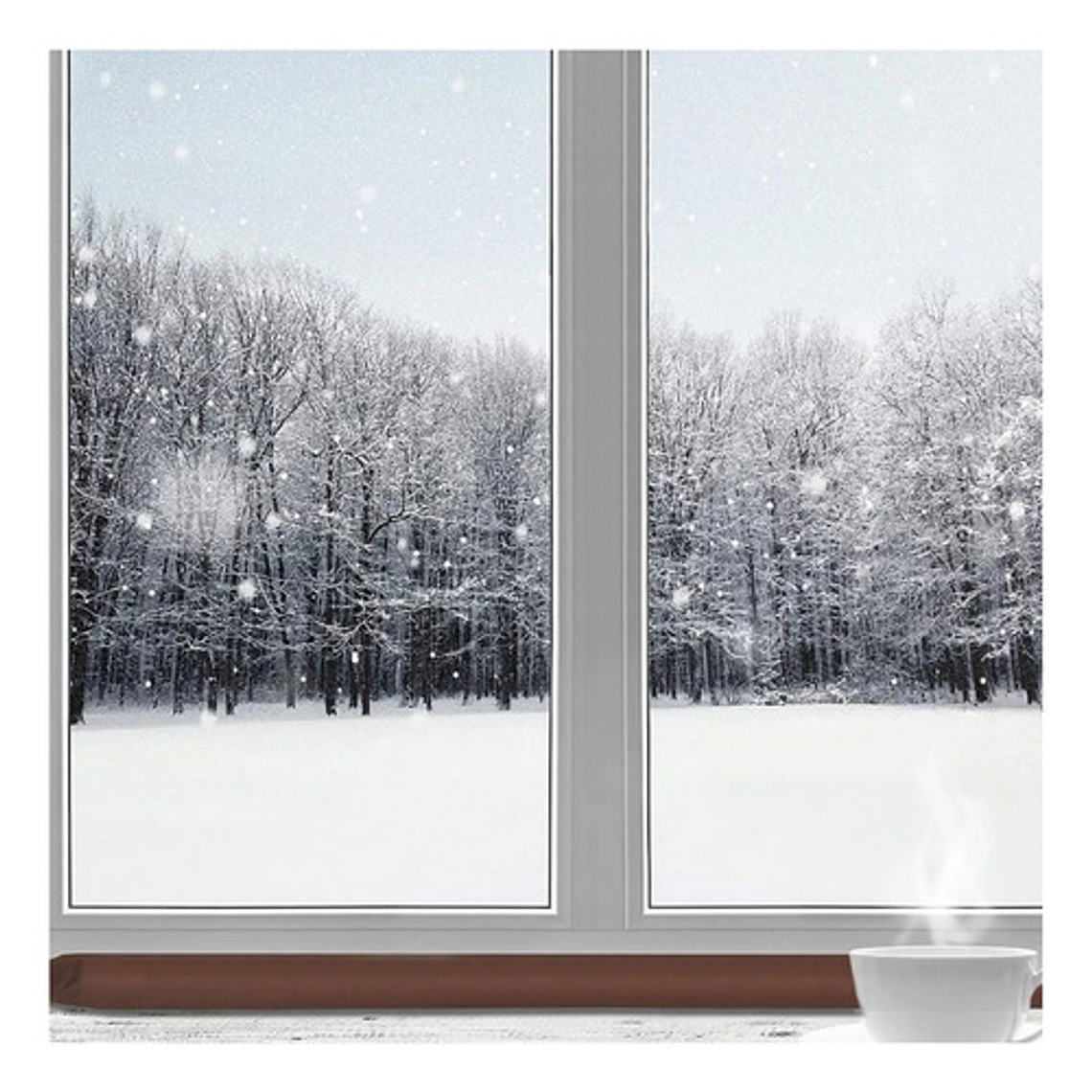 Pack 2 Protector Aislante Frío Polvo Para Puertas Ventanas  4