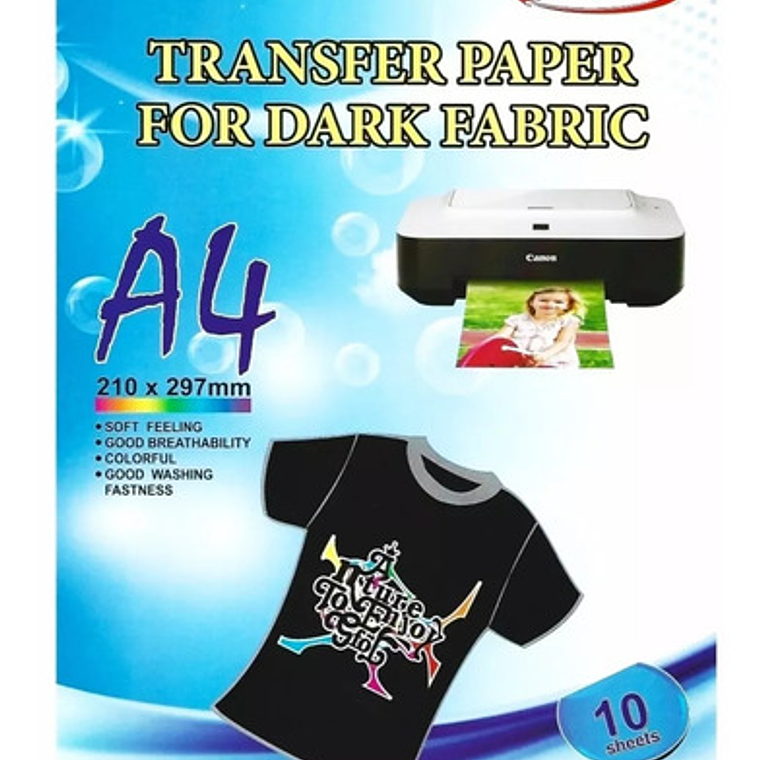 10 Hojas Papel Sublimar A4 Papel Transfer  2