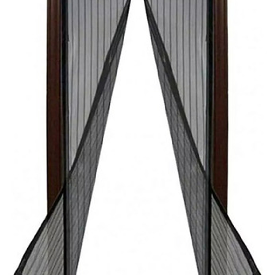 Cortina Puerta A Prueba De Mosquito Ofertas Claras 100069 Color Negro 3