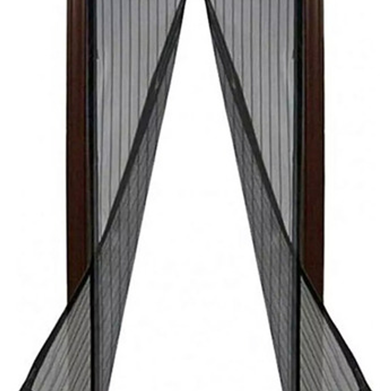 Cortina Puerta A Prueba De Mosquito Ofertas Claras 100069 Color Negro 3