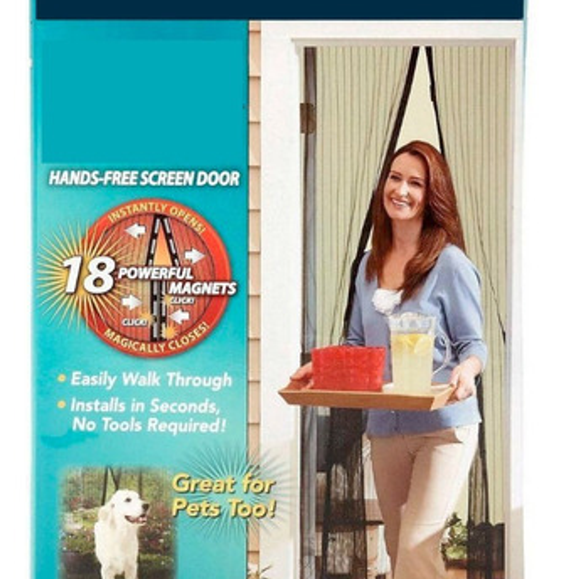 Cortina Puerta A Prueba De Mosquito Ofertas Claras 100069 Color Negro 6